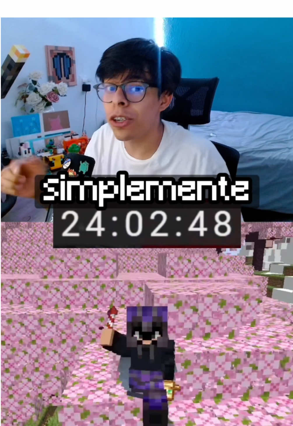 EL DIRECTO INFINITO MÁS LARGO DE MINECRAFT 😱 #Minecraft #minecraftmemes #minecrafttutorial #minecraftbuilding #minecrafter #minecraftpe #minecraftmeme #minecraftbedrock #minecrafthacks #emanuelzpk 