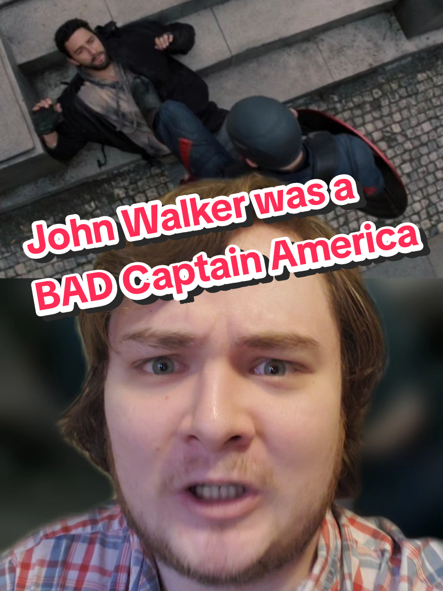 John Walker was a TERRIBLE Captain America  #thunderbolts #mcu #marvel #captainamerica #ironman #fantasy #scifi #comics #steverogers #avengers 