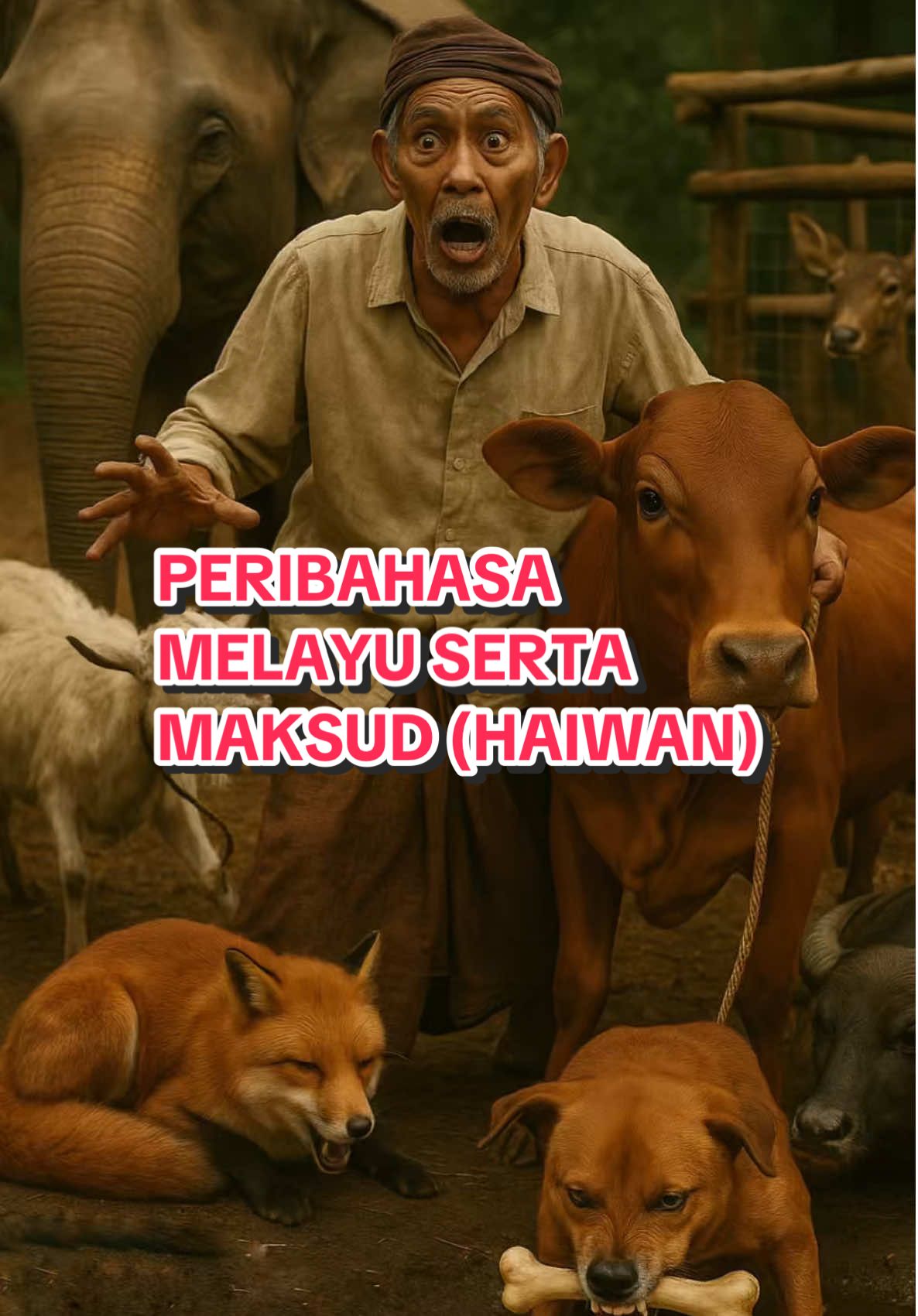 Setiap haiwan dalam peribahasa Melayu membawa pesan kehidupan. Antara amarah, tamak, licik & kebijaksanaan; semua tercermin dalam kiasan lama. Bahasa Melayu mengajarkan kita membaca makna di sebalik kata. #BahasaMelayu #PeribahasaHidup #Nostalgia #LearnOnTikTok  #NilaiDanMakna #FalsafahMelayu #TikTokEdu
