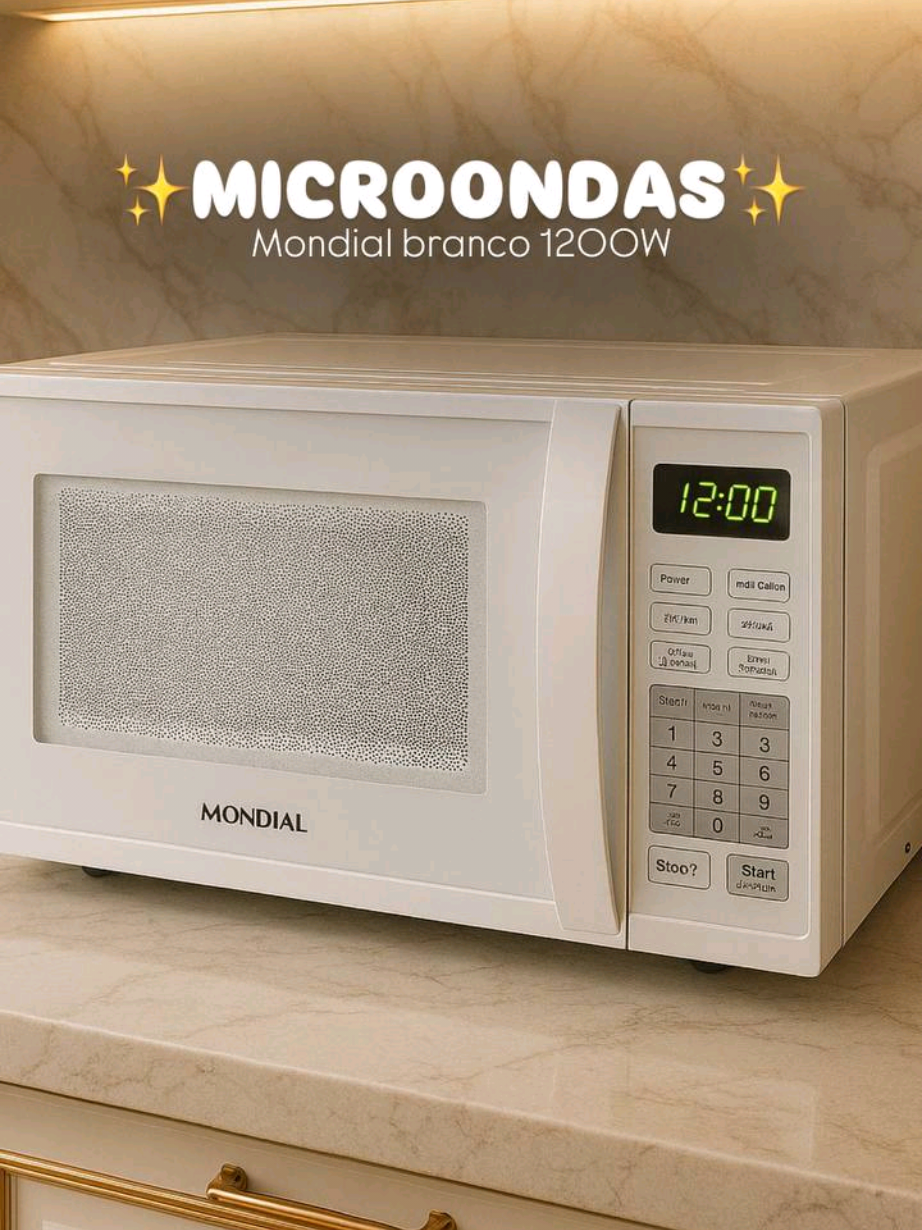 Além de lindo, ele aquece super bem a comida!  #microondas #eletrodomesticos #shopee 