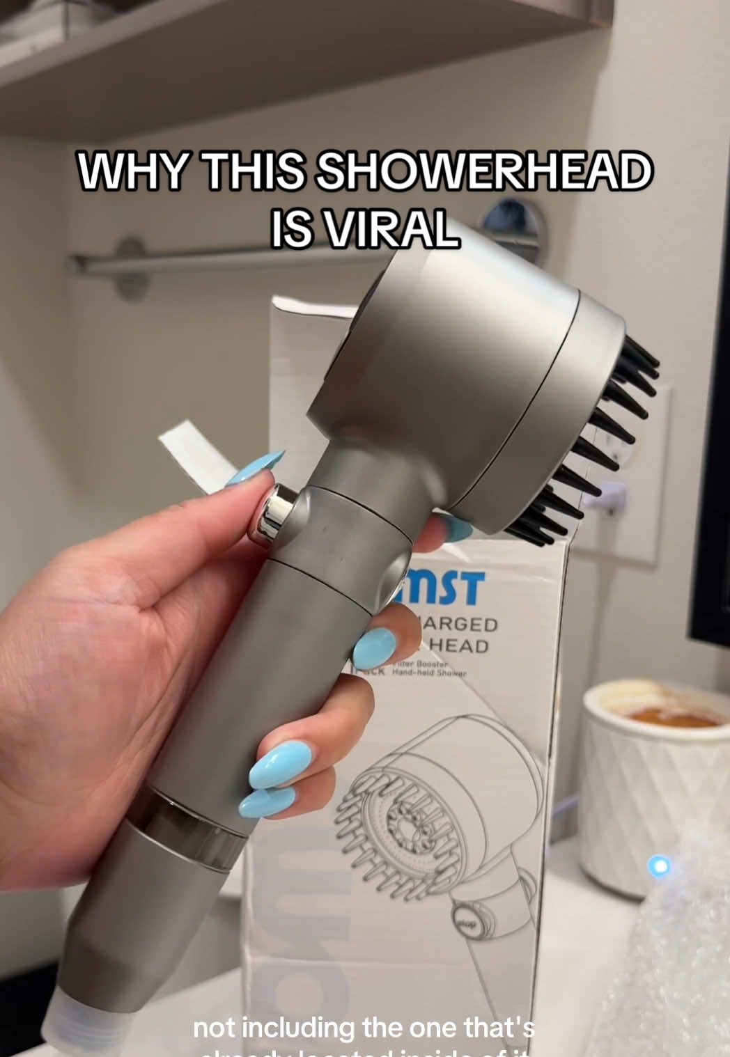 I CAN'T BELIVE THIS SHOWERHEAD GOT OVER 2 MILLION VIEWS...😭 #showerhead #viralshowerhead #creatorsearchinsights 