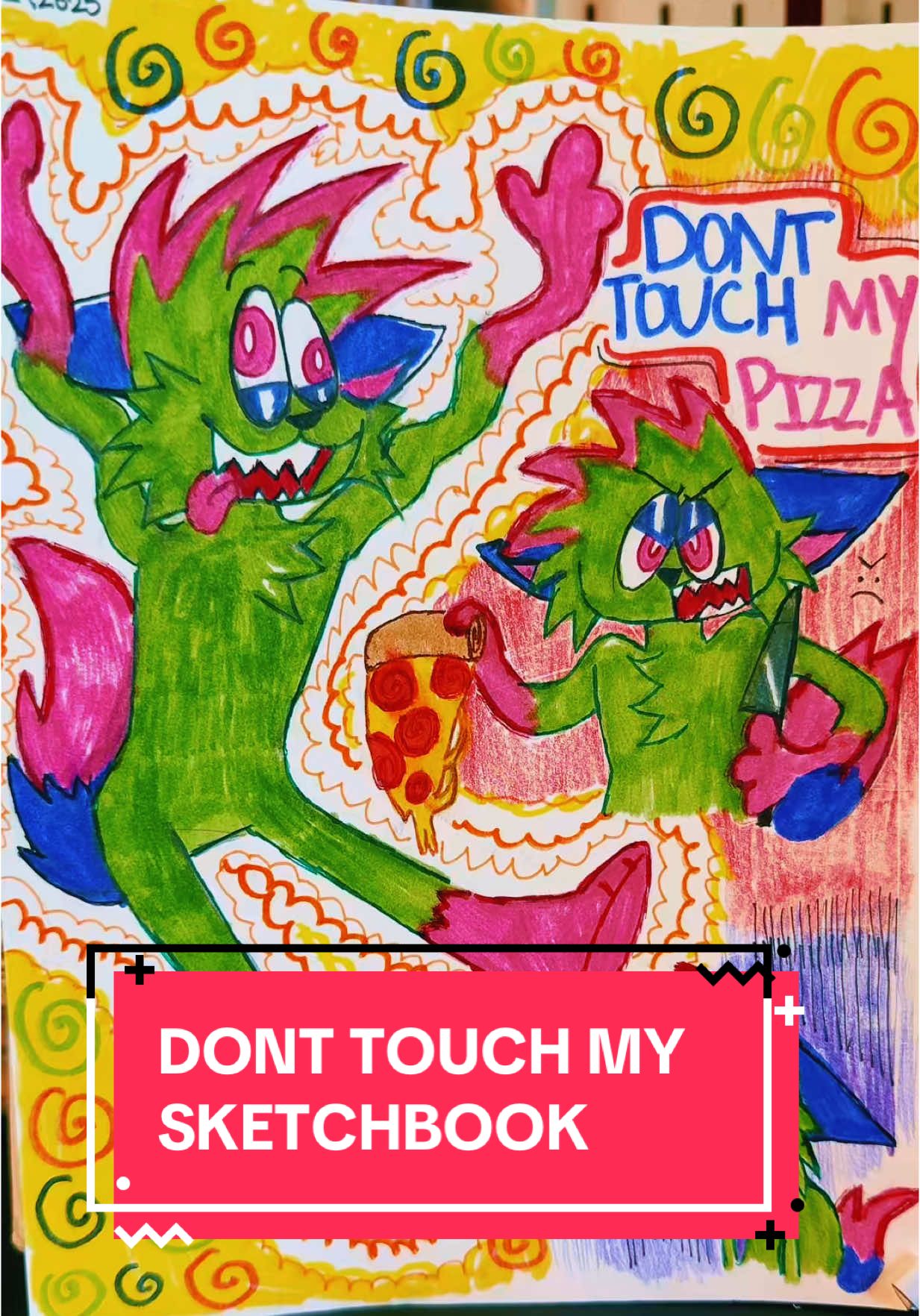 I MADE NYANWOLF/KEVIN/DONT TOUCH MY PIZZA FANART #donttouchmypizza #nyanwolf #zombycare #tssokevin #kevinforsaken #furry #furryart #art #fanart 