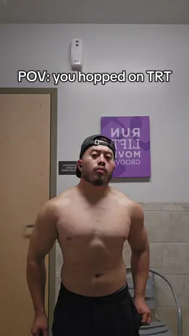 It's only been a month #fyp #gymmotivation #GymTok #trt 
