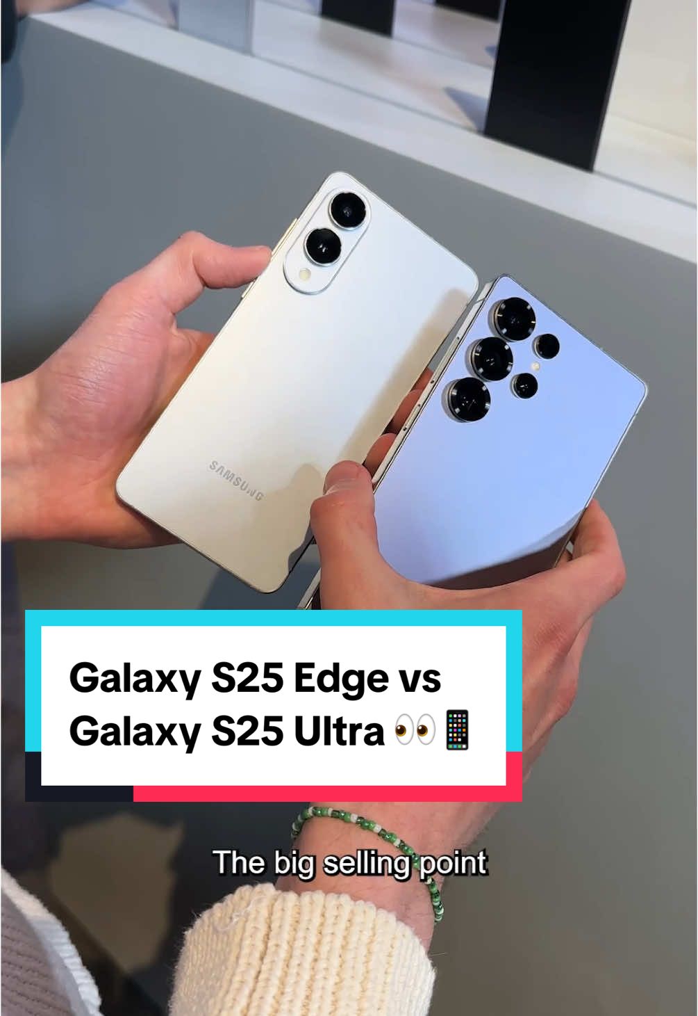 Galaxy S25 Edge vs S25 Ultra: Do you really need to go Ultra? 👀📱 #Samsung #galaxys25ultra #galaxys25edge #techtok #phone #phones #galaxyai #smartphone 