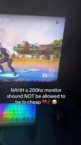 Who did this bro its literally cheaper than my mouse rn 🥀💔😭 #monitor #gamingmonitor #fortnite 