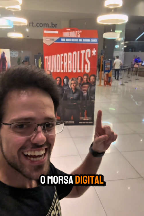 Convidamos o @Morsa Digital para assistir a Thunderbolts em IMAX 3D! 🤩 “A experiência de ver #thunderbolts⚡️ em IMAX foi simplesmente sensacional. A Marvel voltou a entregar um filme realmente bom, com uma imersão que só o IMAX consegue proporcionar.” Thunderbolts é aquele filme que vale a pena ver na tela grande, pra aproveitar cada cena de ação no máximo. E já fica a dica: o filme tem DUAS cenas pós-créditos! Quem já assistiu, conta aqui o que achou 👇😁 #Thunderbolts #Cineart #IMAX #BoulevardShopping #IMAXCineart #IMAXBoulevard #Marvel #MCU #MorsaDigital  