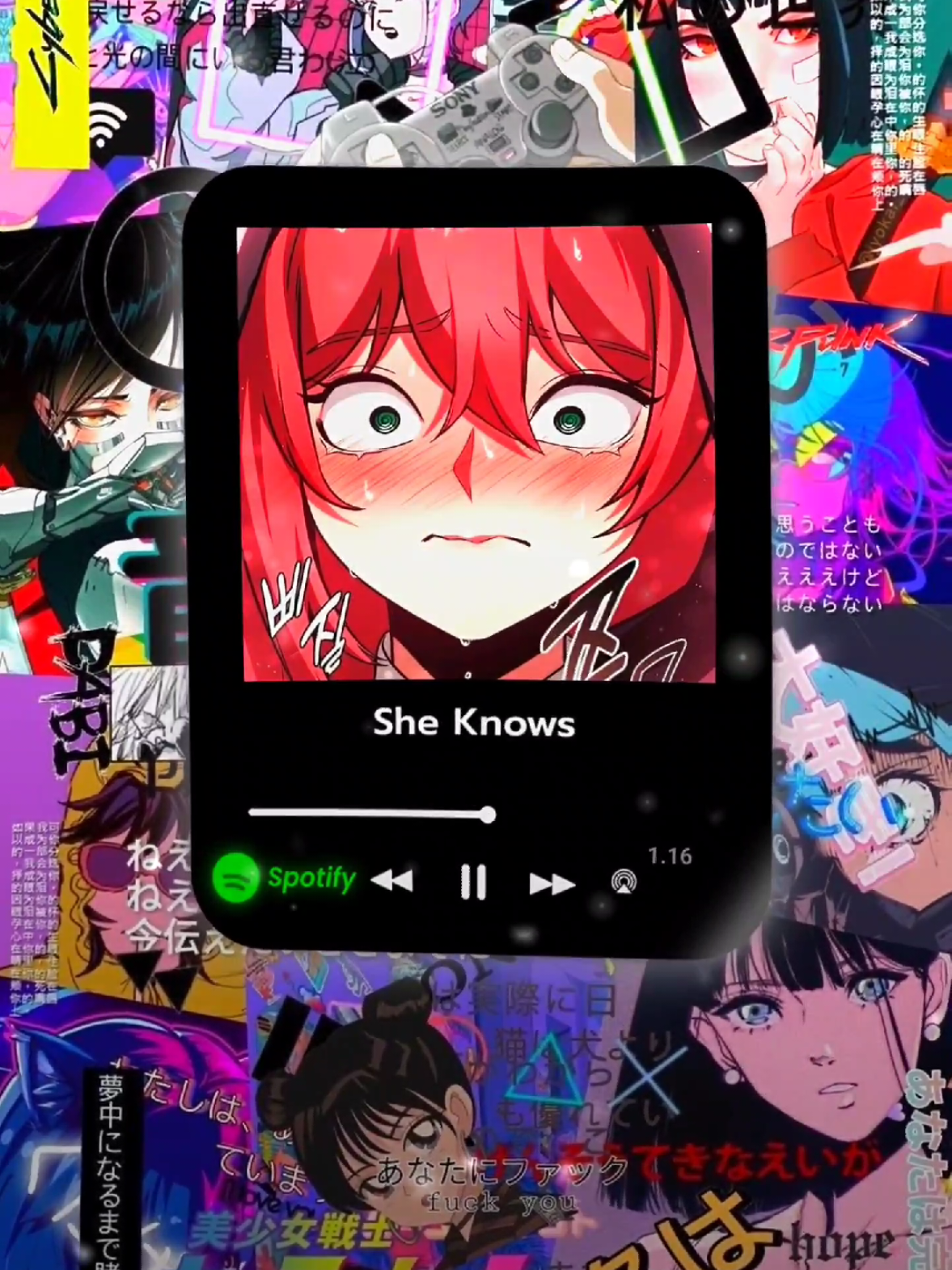 song 119 😇 | she knows #song #music #lyrics #spotify #fyp #xyzbca 