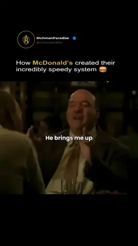 Click the link in the bio to start your online business This is how McDonald’s created their Speedee System that blew away the fast food world. McDonald’s came in believing the restaurant industry was way too slow ⏳. So, Richard and Maurice McDonald decided to shake things up by designing a kitchen so efficient it could get your meal ready in seconds. But it wasn’t as easy as it sounds. They had to draw and redraw the layout of the kitchen, then rehearse it with their staff as if they were serving invisible customers 🍔. This process helped them spot every flaw and make improvements until they discovered the most efficient kitchen setup possible. When they brought it to life, people were stunned by how fast the service was ⚡—and that became their first major breakthrough on the road to success. #business #entrepreneurship #businessman #innovation #success #money #billionaire  Movie: The Founder
