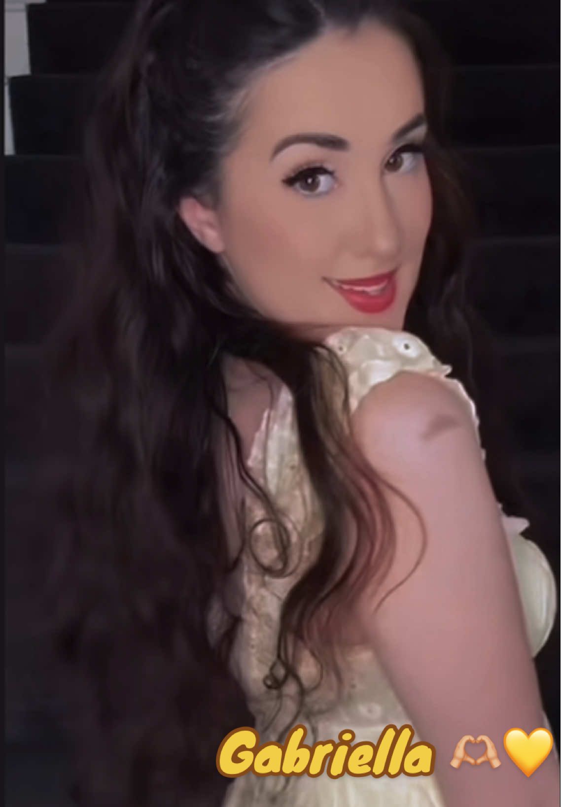 Gabriella as just Gabriella bc she’s gorgeous!                                                                                               .　 . • ☆ . ° .• °:. *₊ ° . ☆                                                                                           Dt: @Gabriella🥀  #partyprincess #disney #fyp #foryou #foryoupage #characterconnectionco #gabs_favv 