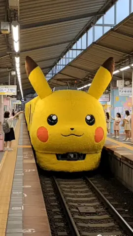 Pikachu Train #train #pikachu #pokemon #pokemontiktok #wibu #anime #kidsoftiktok #videoviral #viralvideo @pudfJourney 