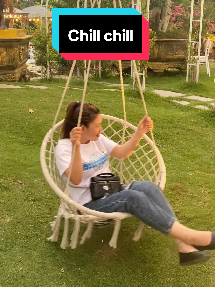 Chill chill buổi chiều cùng một chiếc xích đu võng mắc trong vườn nhà bạn ☺☺☺ #vong #xichdu #xichduvong #xichdusanvuon #xuhuong 