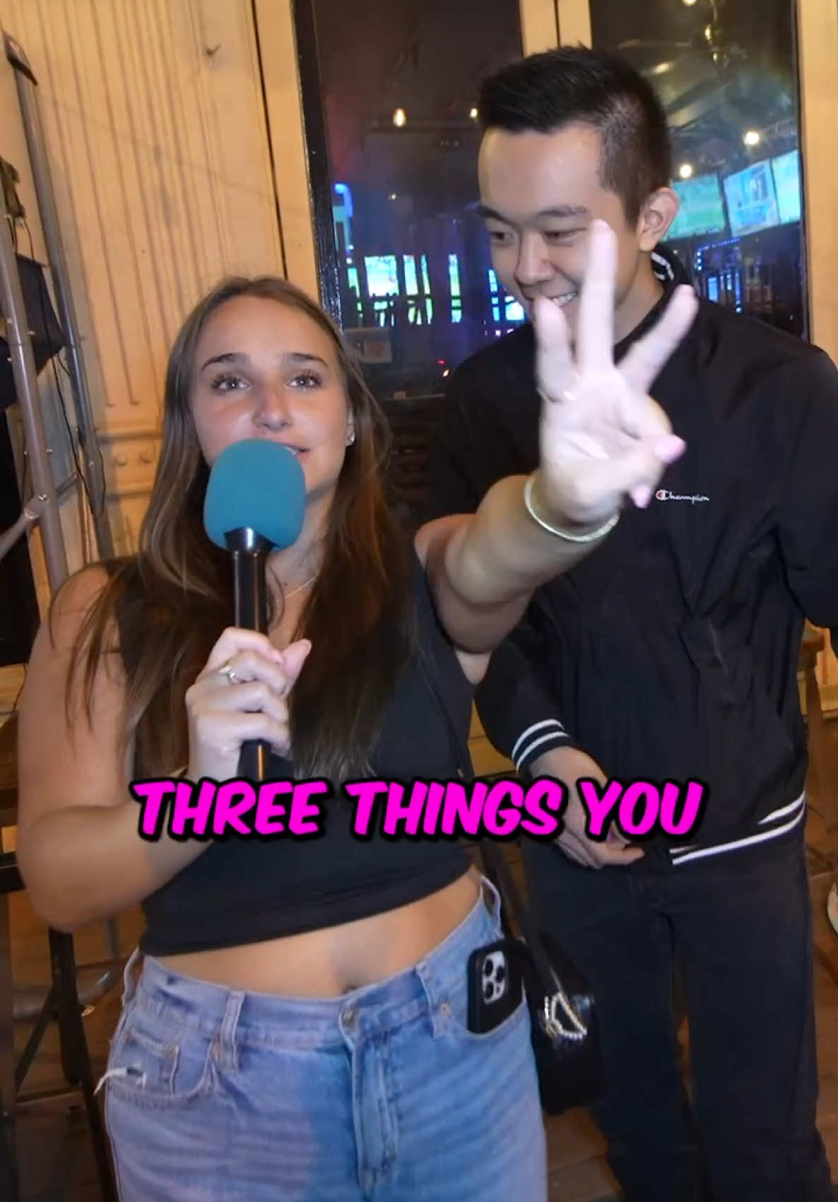 Three Things Guys Shouldn’t Do!! #girl #girlfriend #boyfriend #hilarious #funny #funnyvideos #trending #guys #girls #viral #newjersey #streetinterview #publicinterview #hoboken #teacher #teachersoftiktok #redflags 