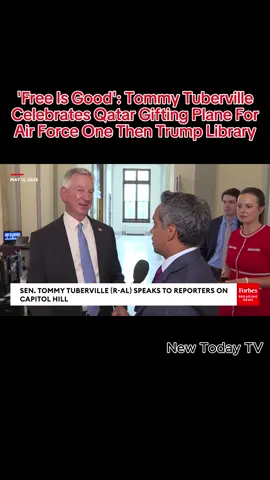 'Free Is Good': Tommy Tuberville Celebrates Qatar Gifting Plane For Air Force One Then Trump Library #QatarJetGift#AirForceOneControversy#EmolumentsClause#TrumpLibraryJet#TubervilleSupportsTrump#BreakingNews#HotTopic#TodayNews#ViralToday#NewsUpdate#TrendingNow