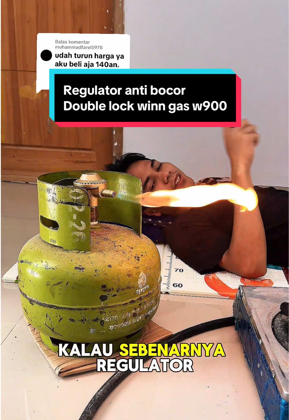 Membalas @muhammadfarel5978 Regulator paling mudah dipasang anti bocor bocor 3 titik penguncian dari winn gas W900 m cocok buat ibu ibu yang takut pasang gas #regulator #regulatorkomporgas #regulatordoublelock #regulatorpengunciganda #regulatorantibocor 