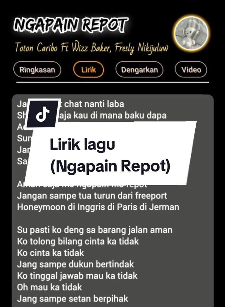 Lirik lagu timur 