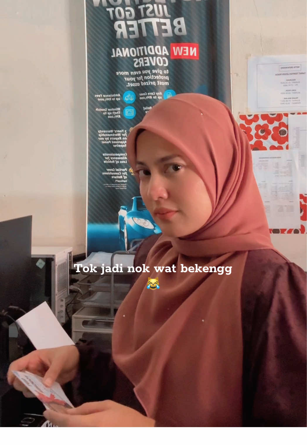 Koya skali skalo jah dehh… nak renew insurans roadtax rogerr  😆😆 #masukberanda #mekklate #viralvideo #fypage 