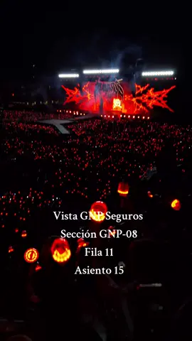 Mi vista en sección GNP-08 en el concierto de stray kids ❤️ #vistaestadiognp  #gnp8 #straykids #estadiognpseguros #conciertostraykids 