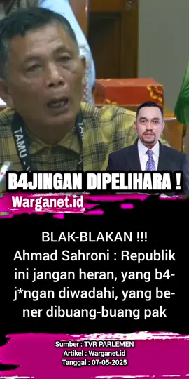 Pernyataan menohok Anggota DPR RI, Ahmad Sahroni. 13/05 #ahmadsahroni #sahroni #dpr #ormas #preman 
