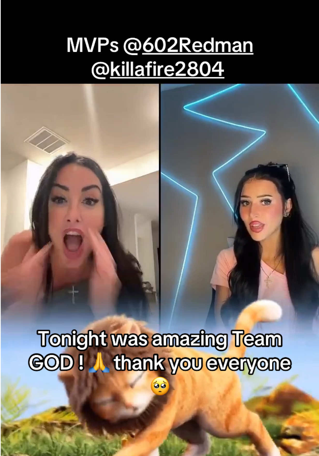 Tonight was one of the craziest nights ! Great job everyone! You ALL matter 🫶🏼 @602Redman #tiktoklive #livehighlights #livegift #leonandlion #leonthekitten 