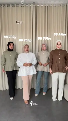 Referensi BB buat kalian flovers🤍🫶🏻 cuss CO di keranjang kuning kitaa❤️ #floralid #floralidofficial #lokalbrand #kemejawanita 