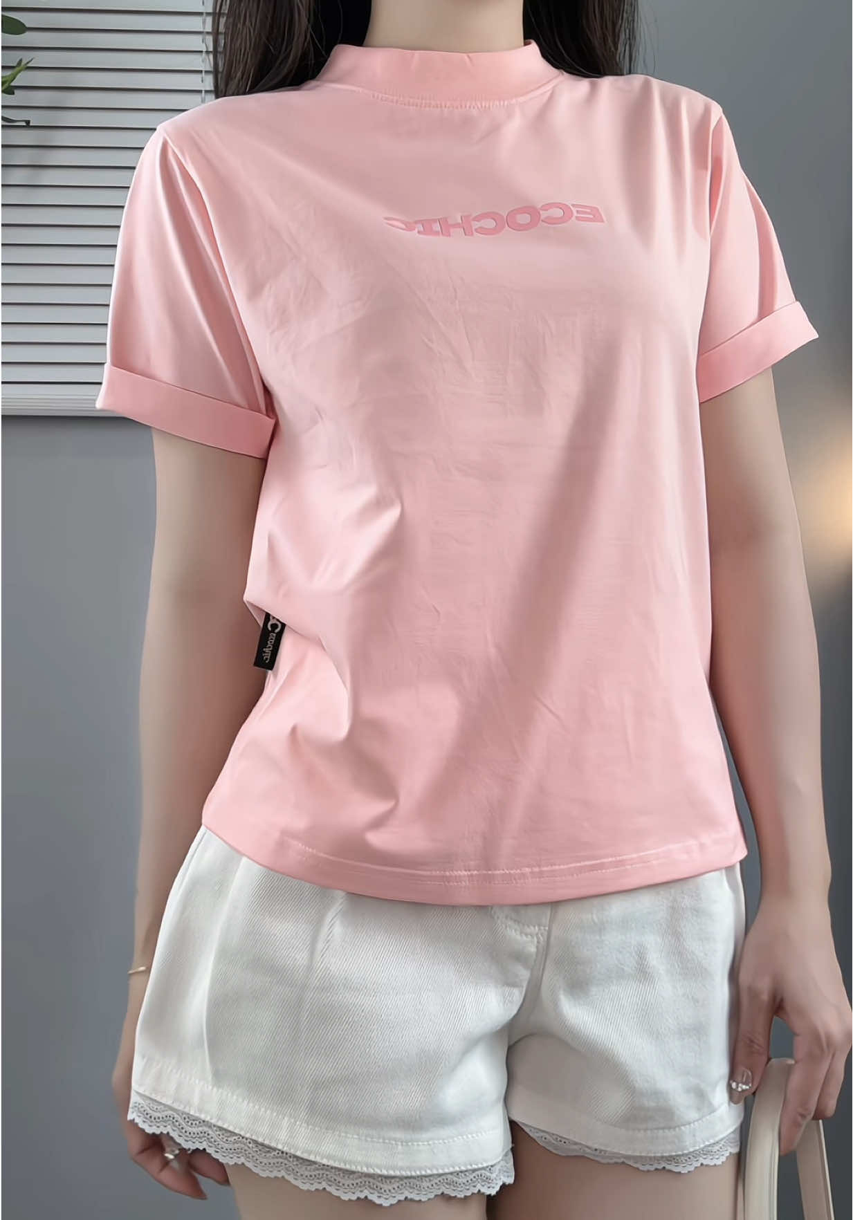 Áo ecochic phom baby tee cotton 