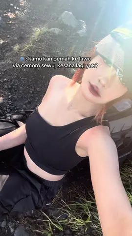 pesona salah jalur 😂#lawu #lawumountain #cemorosewu #mbokyem #magetan #c1000 #pos4