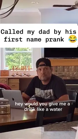 Called my dad by his first name 😒 #funny #prank #funnyprank #prankvideo #entertainment #funnymoments #sofunny #funnytiktok #viralvideo #trending #fyp 