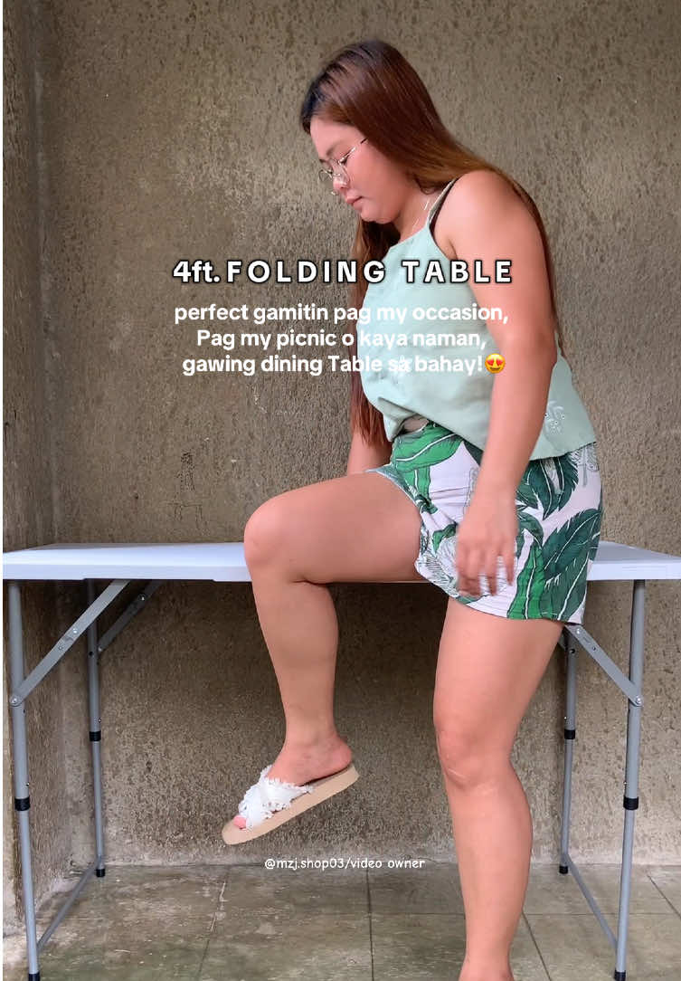 Legit matibay at maganda ang quality 😍 #foldingtable #table #foldingtablefordining #diningtable 