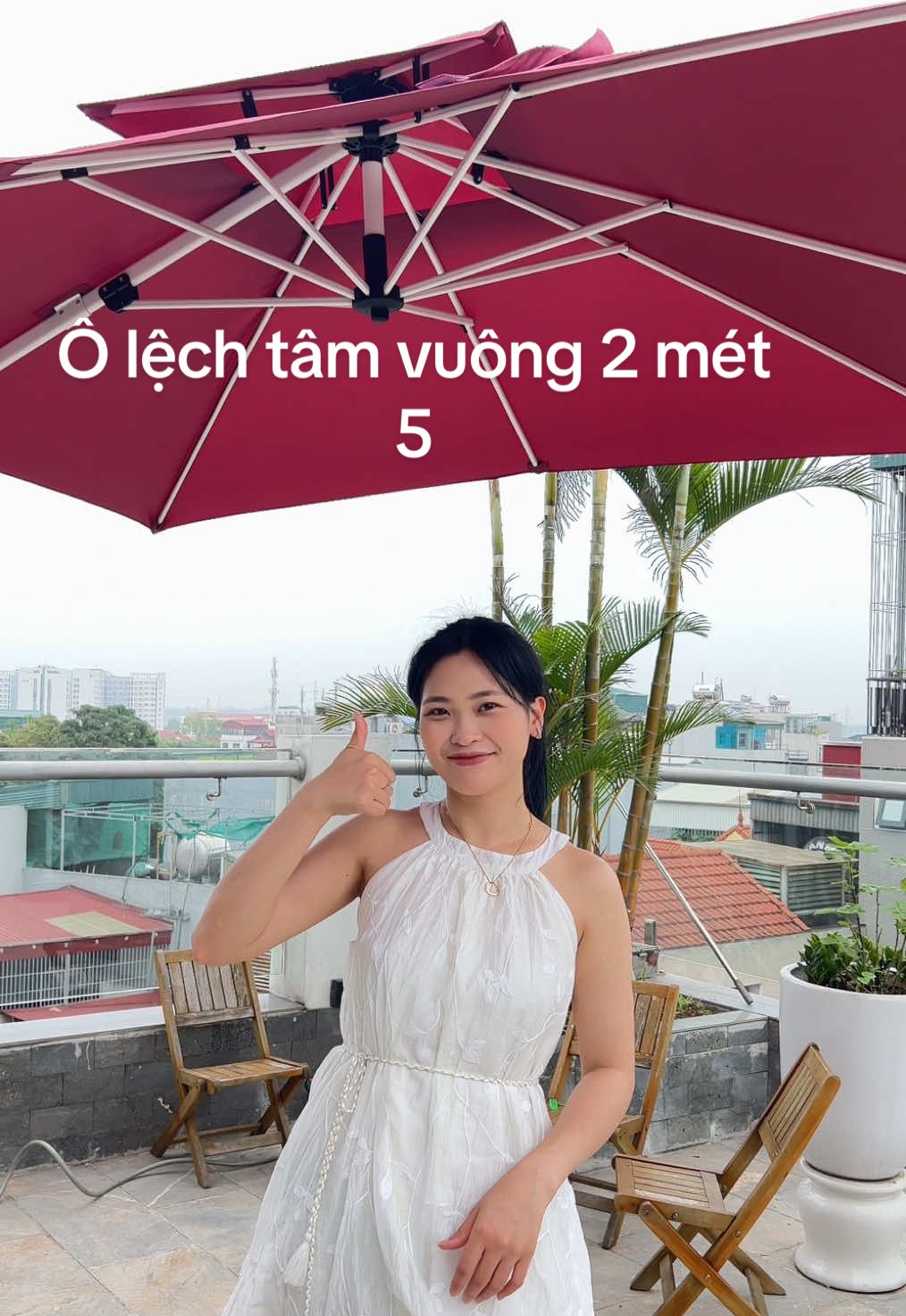 Ô lech tam vuông 2m5 - ô che quán cafe che nắng hiệu quả. Phân phối toàn quốc. #oduxuanmy #olechtamvuong #xuhuongtiktok #xuhuong 