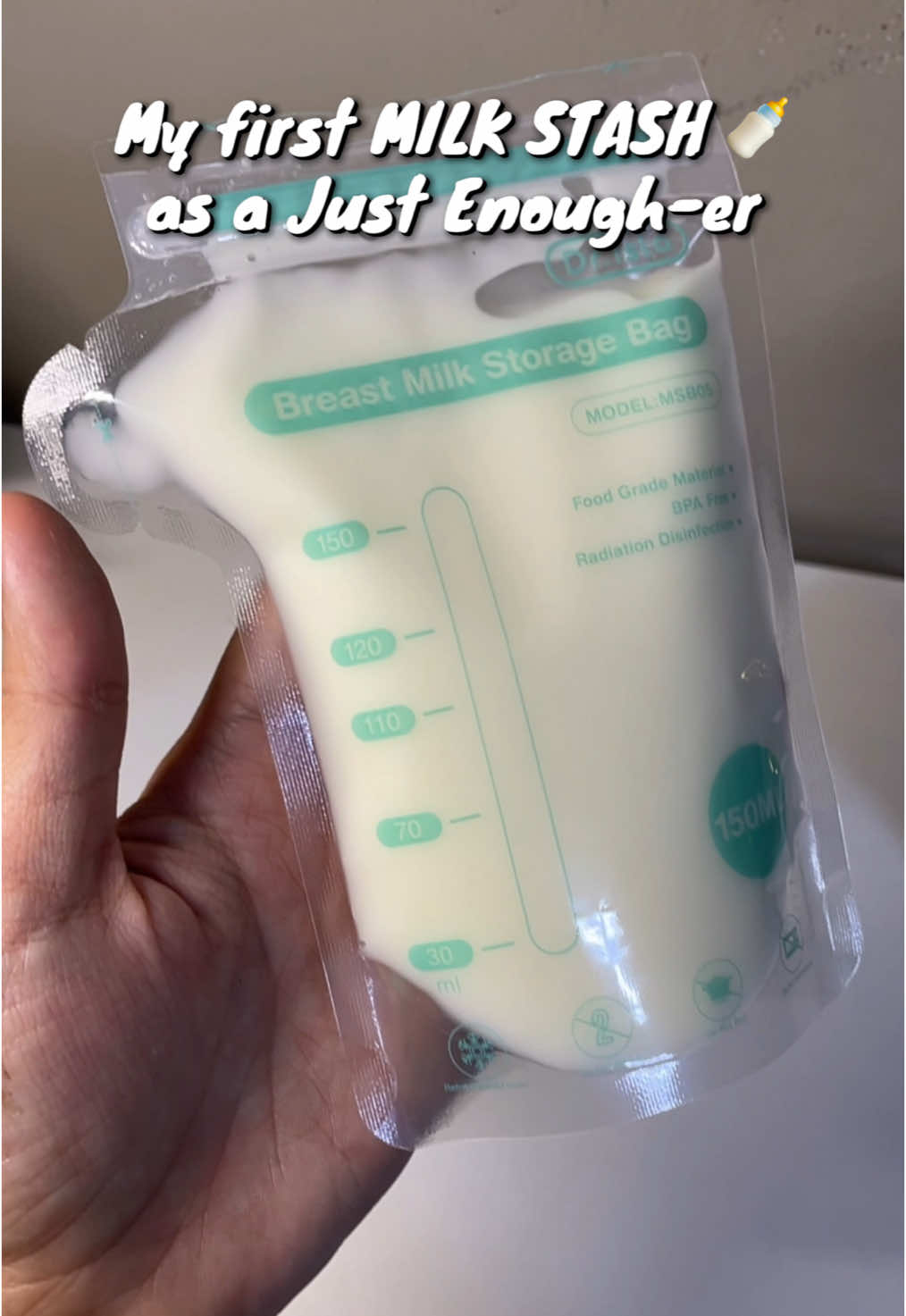 1st Bag of Milk Stash. Madagdagan pa sana milk supply ko. ₱49 pesos lang yung storage bag 🥹🍼#enoughersupply #fyp #MomsofTikTok #breastmilkisthebestmilk #drislabreastmilkstoragebag #milkstash 