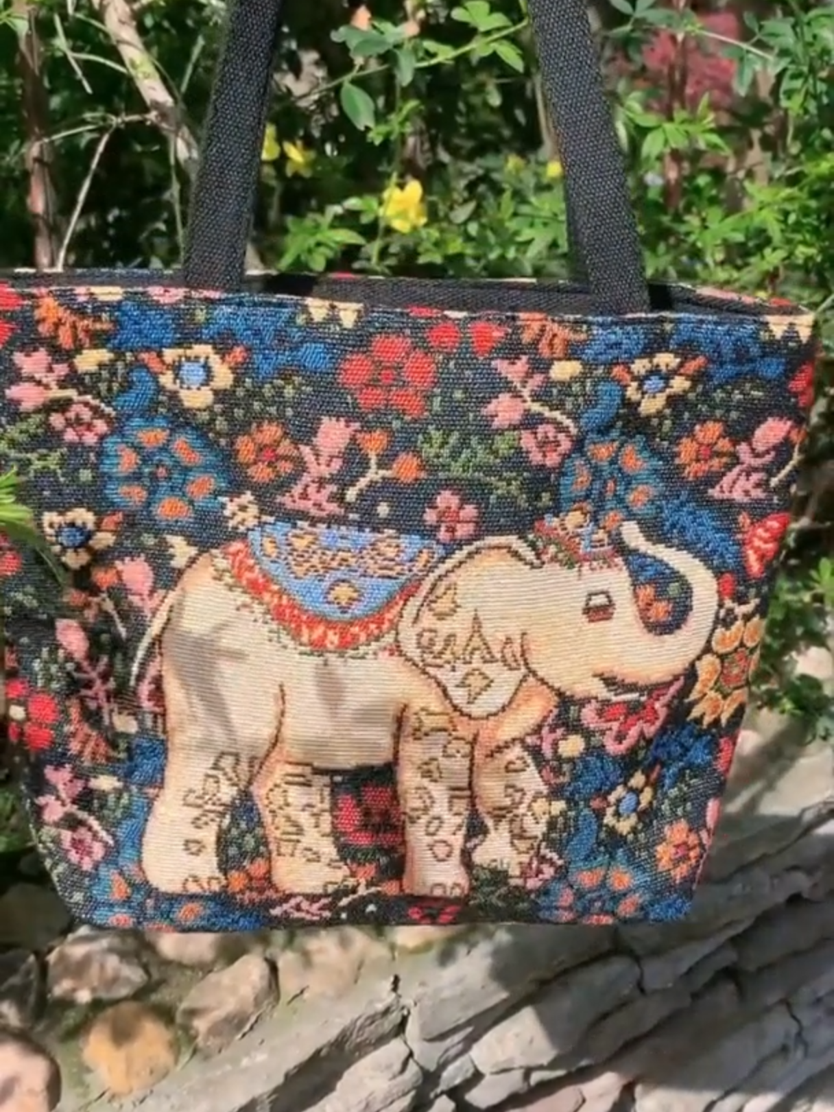 Túi tote canvas thêu thổ cẩm thủ công #review #tuitote