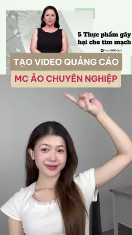 Tạo video quảng cáo với MC ảo #muachungtool #congnghekhongkho #congcuai #aitools #LearnOnTikTok #xuhuong