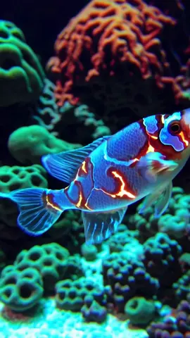 ✨ Dive into the glow! The Firefly Clownfish lights up the ocean with its vibrant, electrifying beauty – a living lantern beneath the waves. 🌊🐠
