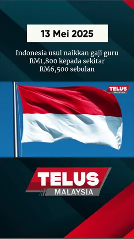 Indonesia usul naikkan gaji guru RM1,800 kepada sekitar RM6,500 sebulan #latest #Telus #telusmalaysia #indonesia #usul #naikkan #gaji #guru #rm1,800 #kepada #sekitar #rm6,500 #sebulan #trendingnewsmalaysia #fyp #foryoupageシ