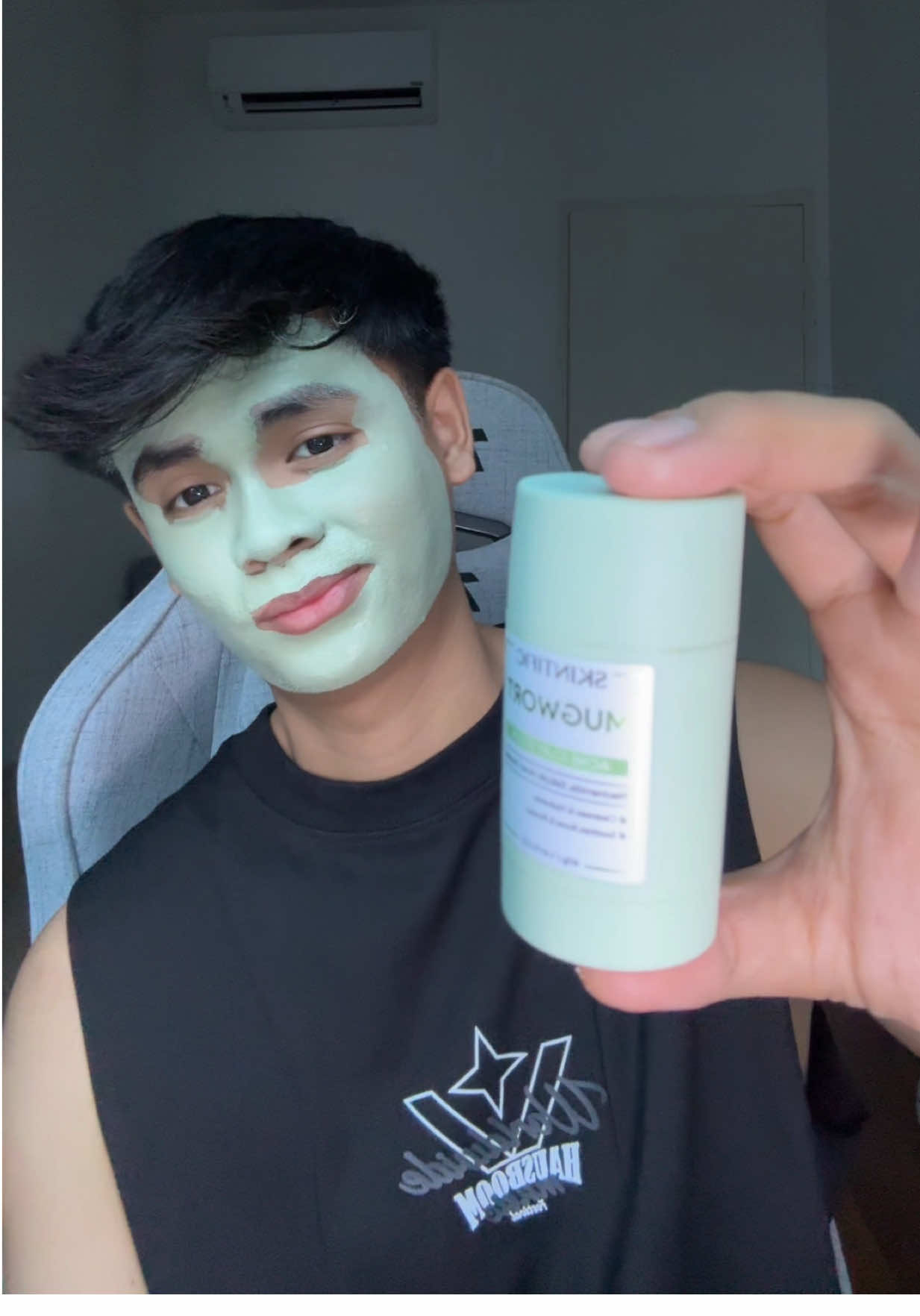 MUGWORT CLAYSTICK @skintific.my #skintific #skintificmy #Mugwortclaystick #skintficClaystick #acne #treatacne #greenstick
