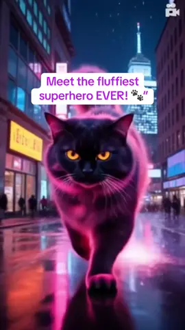 When your cat becomes the ULTIMATE cyber-hero! 😺✨#catloversoftiktok #ai #catlovers #tiktokpets 
