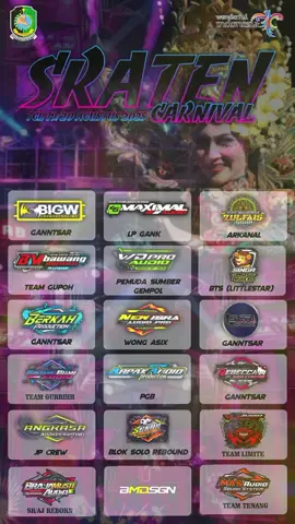 daftar sound sistem terbaru karnaval sraten #banyuwangi #fyp #karnaval2025 #soundsystem #masukberanda 