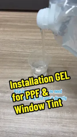 Installation GEL for PPF & Window Tint #PPF #paintprotectionfilm #windowtinting #windowtint #sticker #carwrap #vinylwrap #vinyl #carlover #carwrapping #businessowner #installation 