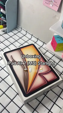 Unboxing iPad Air 7𓍲🧺🥛𓈈🍨 #เทรนด์วันนี้ #unboxing #unbox #unboxipad #ipadair7 #ipad #unboxipadair 