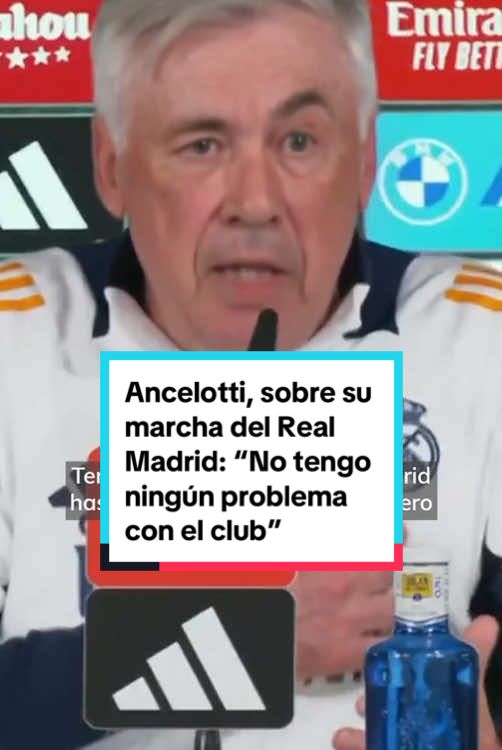 Carlo Ancelotti, el que seguirá siendo entrenador del Real Madrid hasta el día 26 de mayo, para pasar a dirigir a la selección brasileña, ha protagonizado una tensa y emotiva rueda de prensa tras adelantarse la federación canarinha al anuncio oficial del club blanco. Ancelotti se ha agarrado la camiseta para asegurar que defenderá el escudo merengue hasta el último día y que se marcha “feliz”, sin arrepentirse de nada y sin “ningún problema con el club” #realmadrid #ancelotti #carloancelotti #brasil #seleccionbrasil #futbol #futbolentiktok 
