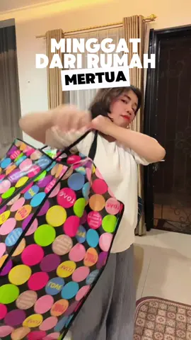 Minggat dari rumah mertua pakai tas segede jumbo  #tasserbaguna #tasjumbo #tasbelanja #shoppingbag #taskarung 