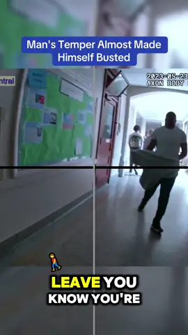 Man's Temper Almost Made Himself Busted #cops #copsoftiktok 