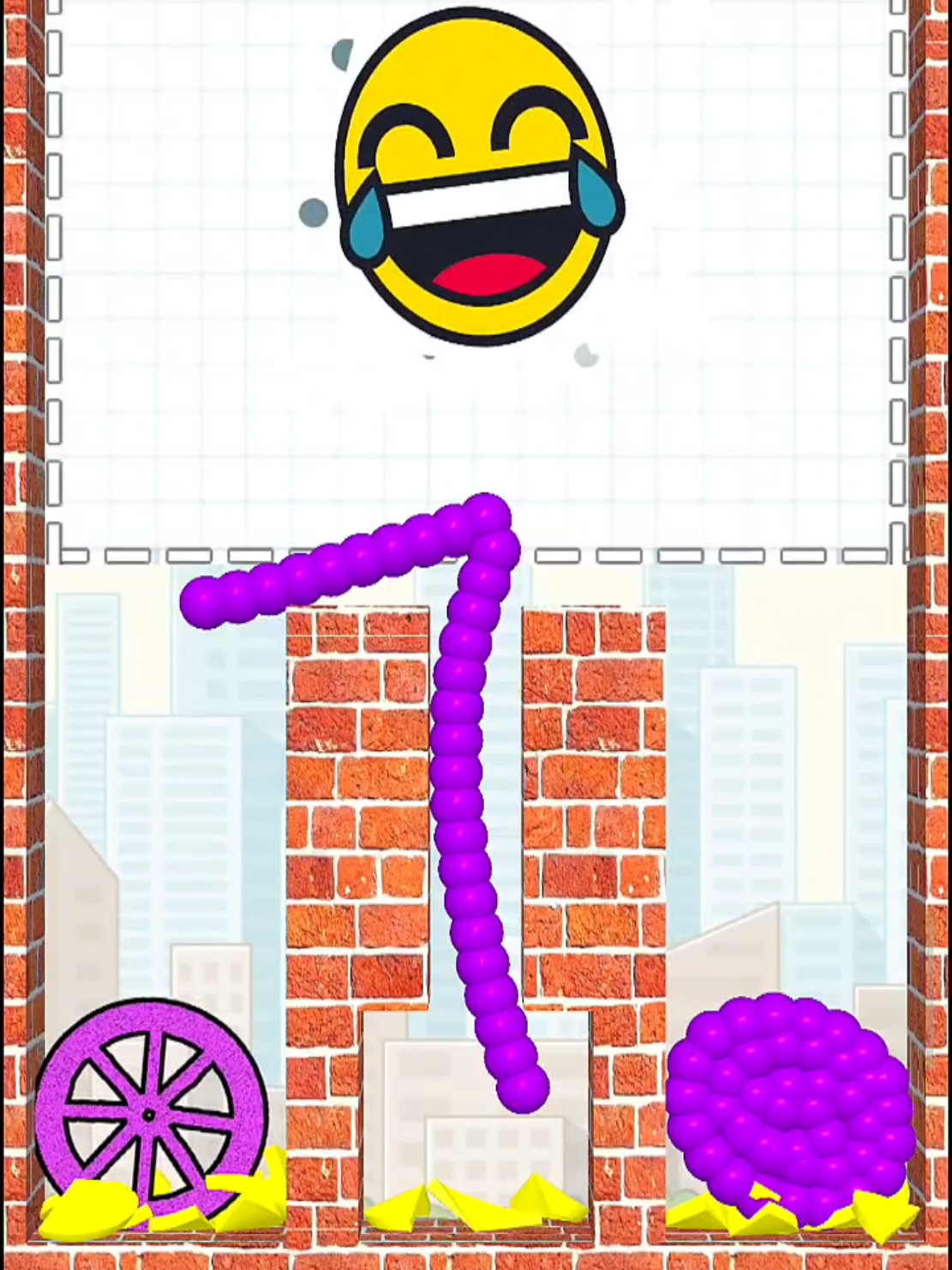 Draw To Smash/ Number 7 / Crash The Bad EGGs. #games  #puzzlegame  #animation  #gaming  #gamer  #game  #gameplay  #puzzlegames #trendinggame  #shortsgame 