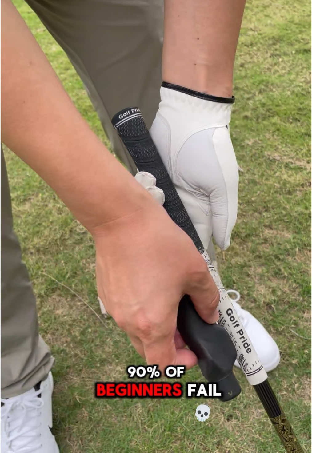 90% golfers fail in step 1-the grip. This grip trainer is a fix#arttodo #arttodogolf #golf #golfgrip #golfswing #golftrainer