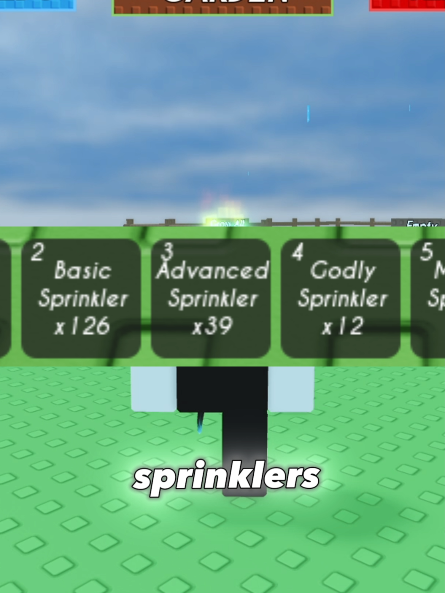 How to AFK in grow a garden! 💦 #fyp#roblox#robloxfyp#growagarden#growagarden🥒🌶🍅#sylszn