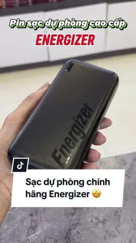 Sạc dự phòng chính hãng Energizer 🤩 #energizer #powerbank #mobile #sacduphong