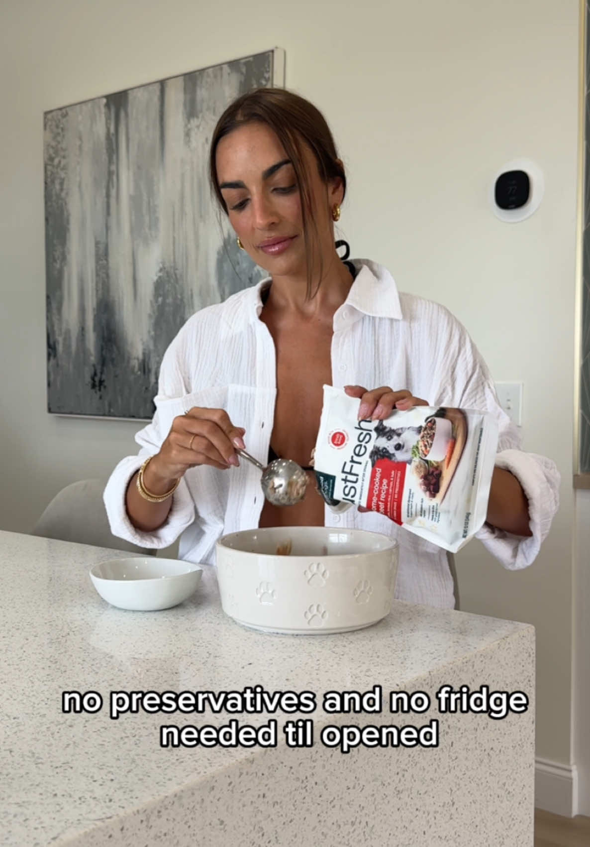 POV: You forgot to defrost their food… again 😅 But no worries—JustFresh from @JustFoodforDogs saves the day (and dinner)! 🙌🏼 ✔️ Shelf-stable (no fridge needed until opened) ✔️ Made with real, human-grade ingredients ✔️ Zero preservatives ✔️ Travel-friendly + picky eater approved 🐾 ✨ For 2 days ONLY—get 30% OFF JustFresh on Amazon for Pet Day (May 13–14)! 📦 Stock up for summer now—link in bio/stories! #JustFoodForDogs #JustFresh #AmazonPetDay #FreshFoodForDogs