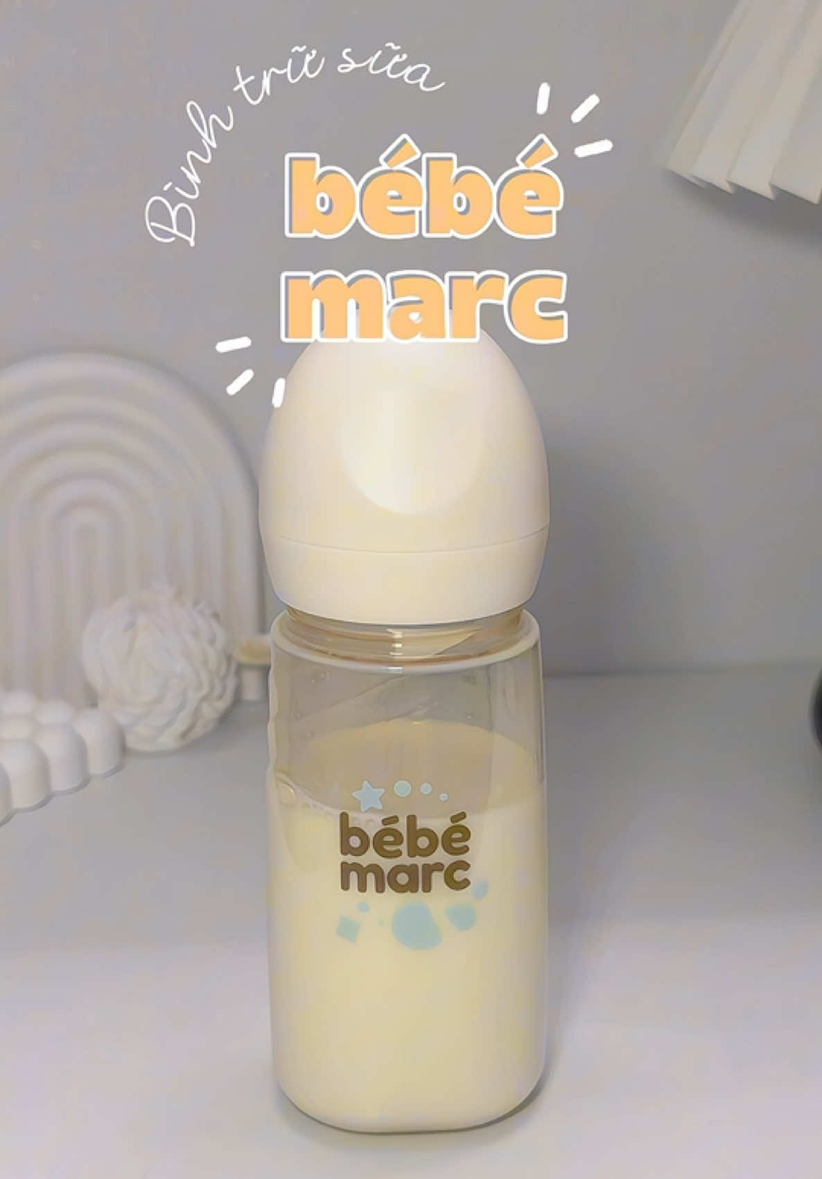 Lại xinh xắn nữa rồi 🫧✨ #bebemarc #binhtrusua #binhppsu #ppsu #viral #fyp 