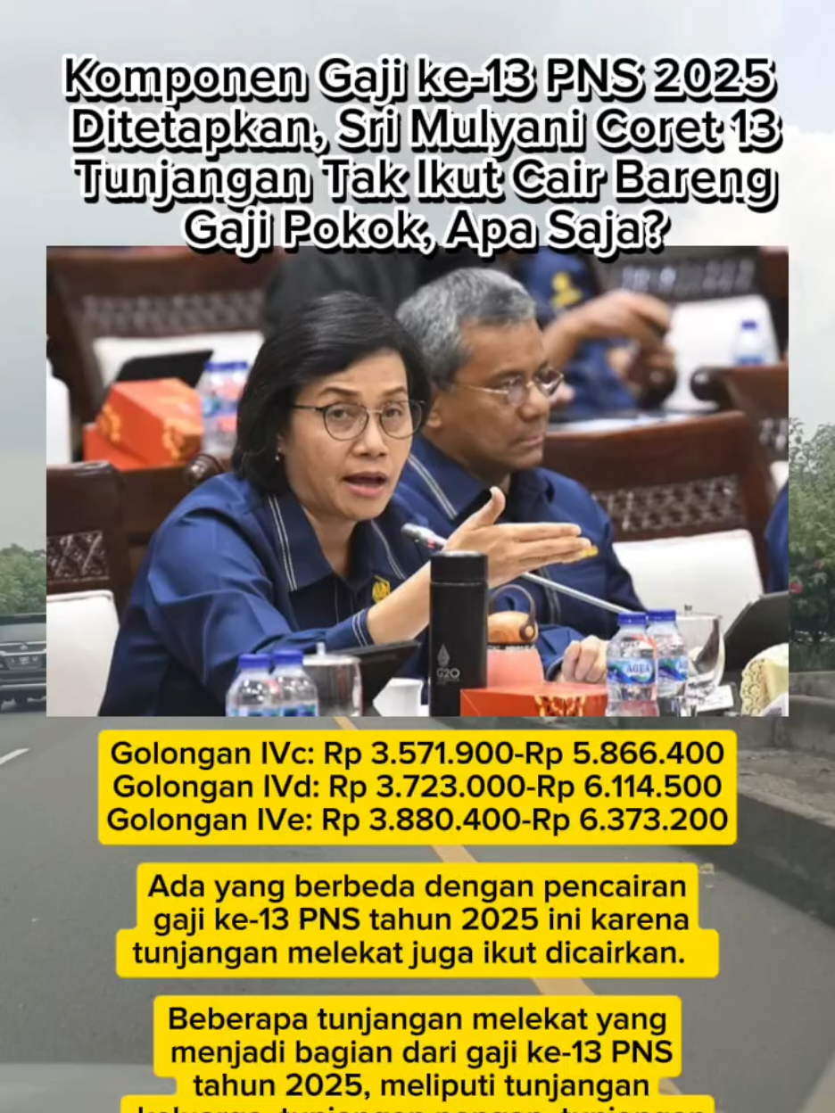komponen gaji ke 13 PNS 2025, ditetapkan sri mulyani #srimulyani #peluangbisnis #infobisnis #peluangusaha #pns #gajike13 
