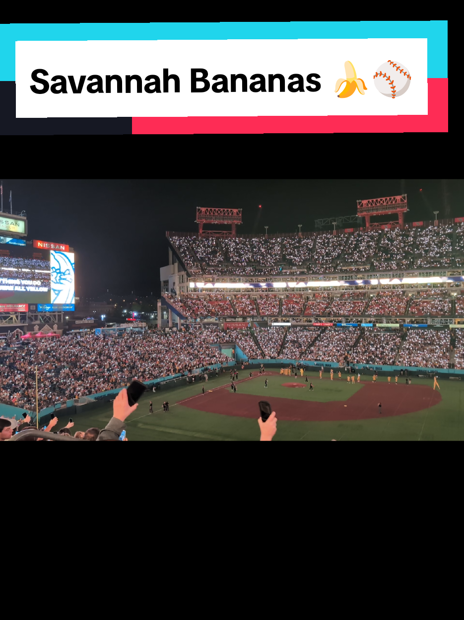 Such an amazing experience ... and so thankful I was able to experience that with my husband and our kids. 🥰  #savannahbananas #savannahbananasbaseball #baseball #nashville #tennessee #fyp  @Jackson Olson @Dalton Mauldin @thesavbananas 